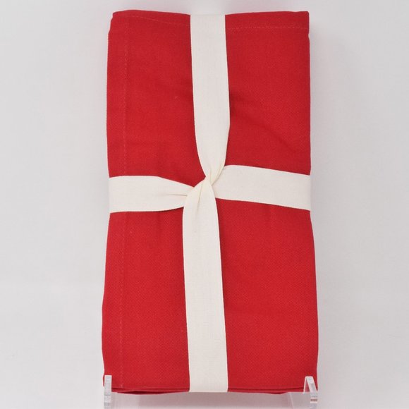 Pier 1 Classic Buffet Napkins Red Set of 4  New Special Occasion Holiday Love - Picture 2 of 13